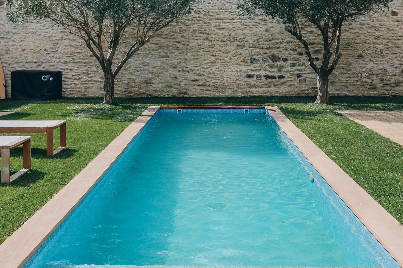 Couloir de nage 13x2,75 piscine rénové et agrandis